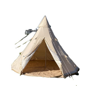 Leinwand zelt barraca de lona tenda piramide waterproof canvas glamping tent pyramid tent