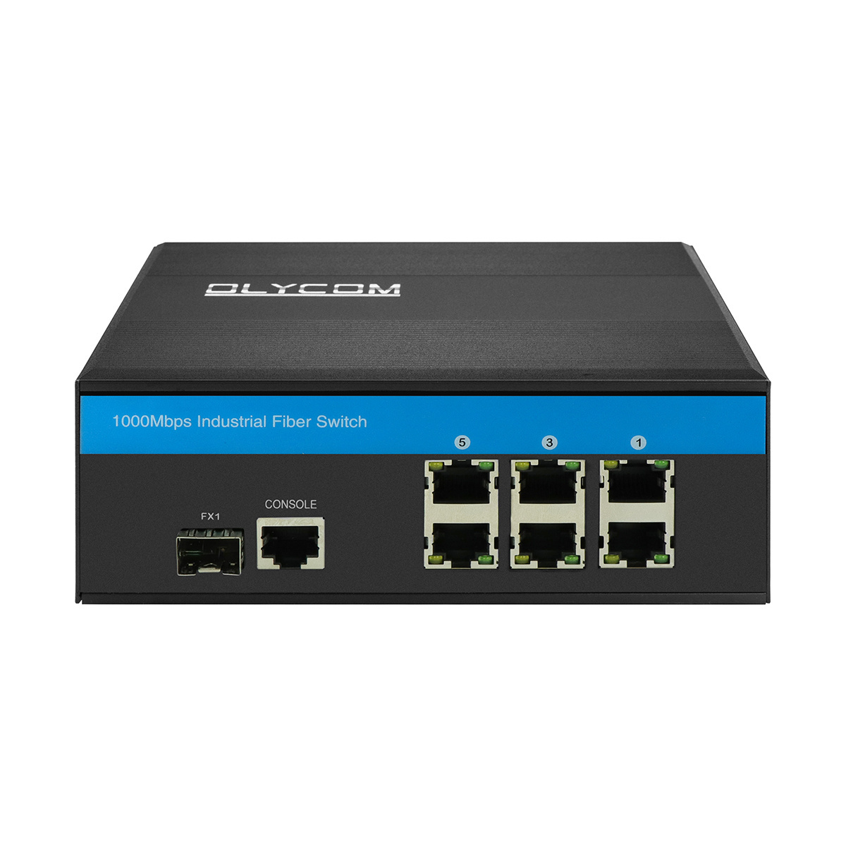 Din rail sfp 48V Gigabit Ethernet 6 port industrial poe managed switch