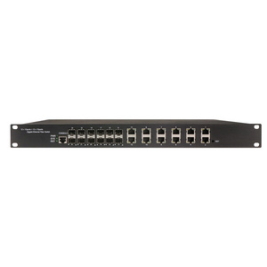 Industrial 12 Port SFP Web Management Switch 12 Port VLAN Switch  10/100/1000M  DIN-Rail  Media Converter