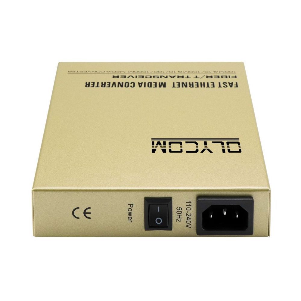 Dual fiber SC 20km 10/100M megabit ethernet media converter