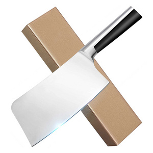 Heavy Meat Cutting Knife Chopper Butcher Knife Stainless Steel 7 Inch Meat Cleaver Knife for Home Kitchen and Restaurant