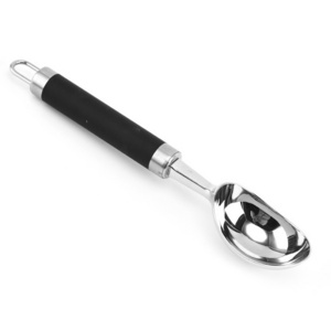 Heavy spoon metal ice cream scoop stainless steel suitable for frozen ice cream, melon, biscuit dough