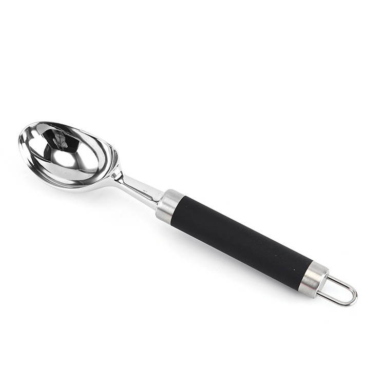 Heavy spoon metal ice cream scoop stainless steel suitable for frozen ice cream, melon, biscuit dough