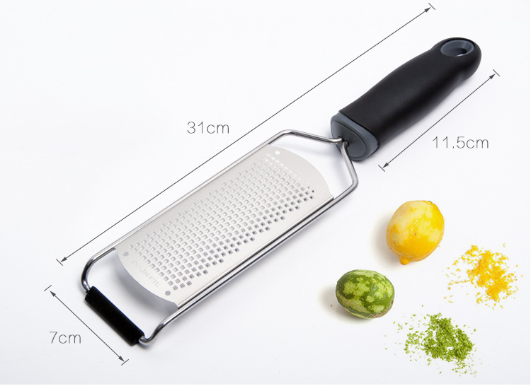 Professional Stainless steel Grater for Cheese Lemon, Ginger, Garlic, Nutmeg, Chocolate, Vegetables, Fruits-Razor