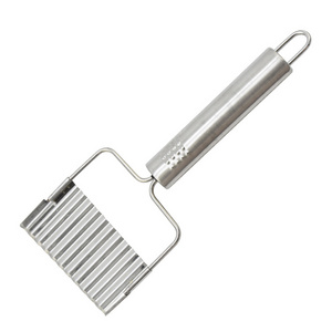 crinkle wave blade stainless steel potato cutting tools french fry cutter