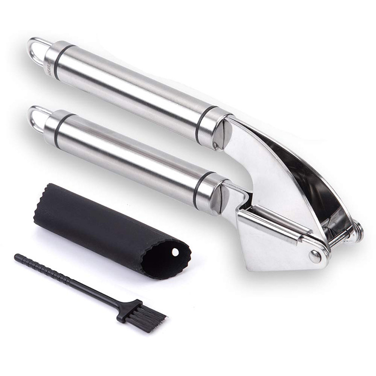 Garlic press and Peeler set Rocker 3pcs Kitchen garlic tools set