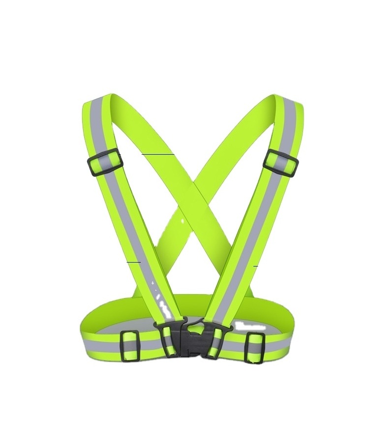 LED Reflective Vest Running Gear, USB Rechargeable Light Up Running Vest Chest Phone Holder for Runners Night Walking