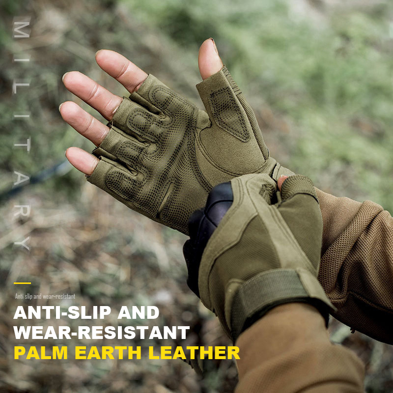 Knuckle Protective Breathable Lightweight Outdoor Gloves for Shooting, Hunting, Motorcycling