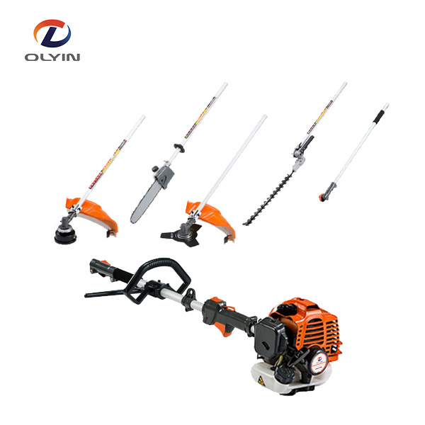 26cc gas powered 4 in 1 Multifunction tools with brush cutter, hedge trimmer, chain saw