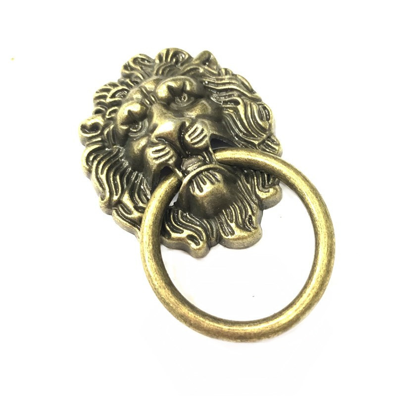 Antique bronze zinc alloy lion design handle for furniture  Cabinet handle