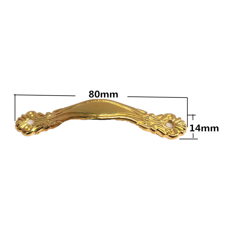 Furniture accessories gold drawer pull kitchen small handles