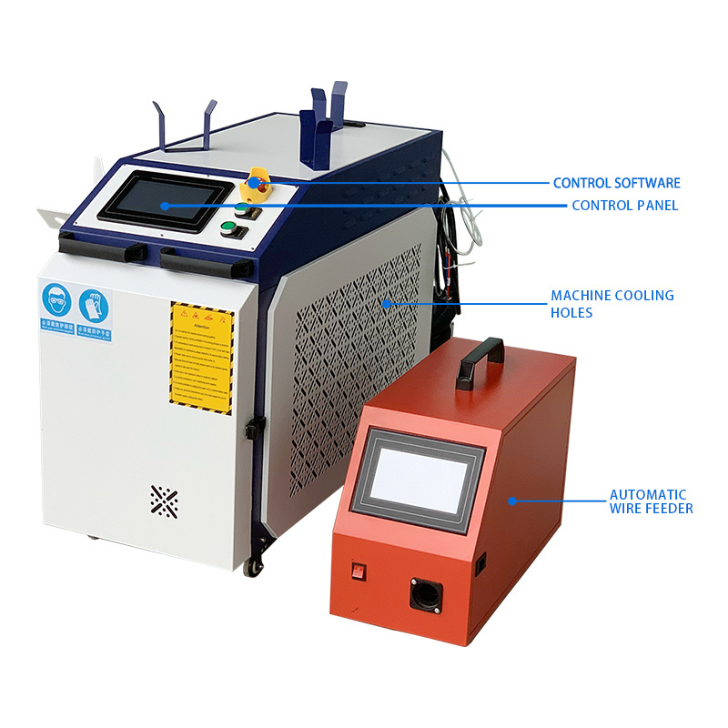 Portable channel letter laser welding machines laser welding equipment for stainless steel aluminium