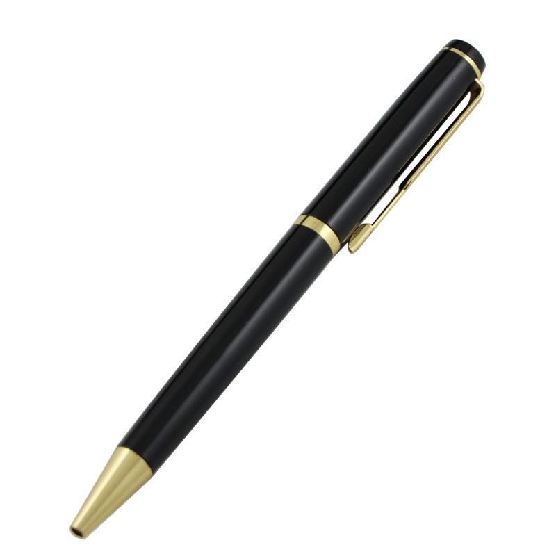 Promotional twist action black parker metal ball pen