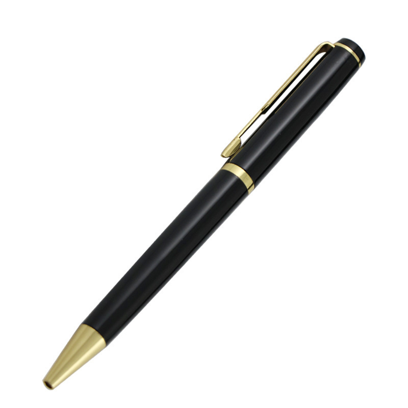 Promotional twist action black parker metal ball pen