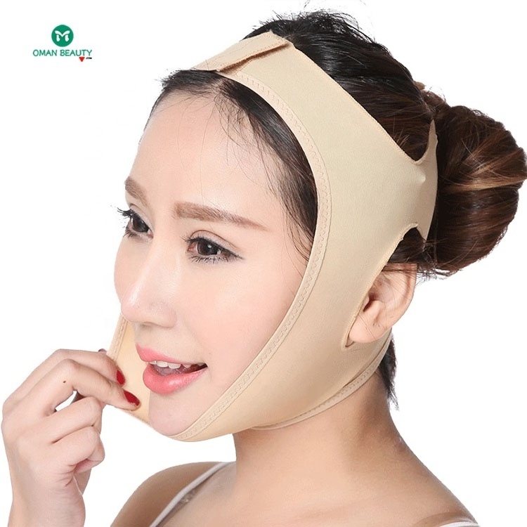 Slim Face Strap Massager Belt Thin Double Chin Face Lift Up Belt Shaper Facial Bandage V Line Massage Wrap Tool