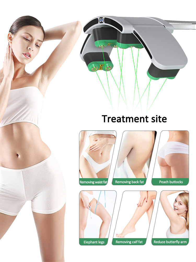 10d laser advanced lipo slimming machine for sale 532nm Red Green Light Fat Removal Weight Loss Body Sculpting Equipment