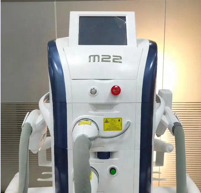 Multi Functional Beauty Equipment M22 Plus 2 Handle Skin Rejuvenation Tattoo Removal Laser Hair Removal Machine