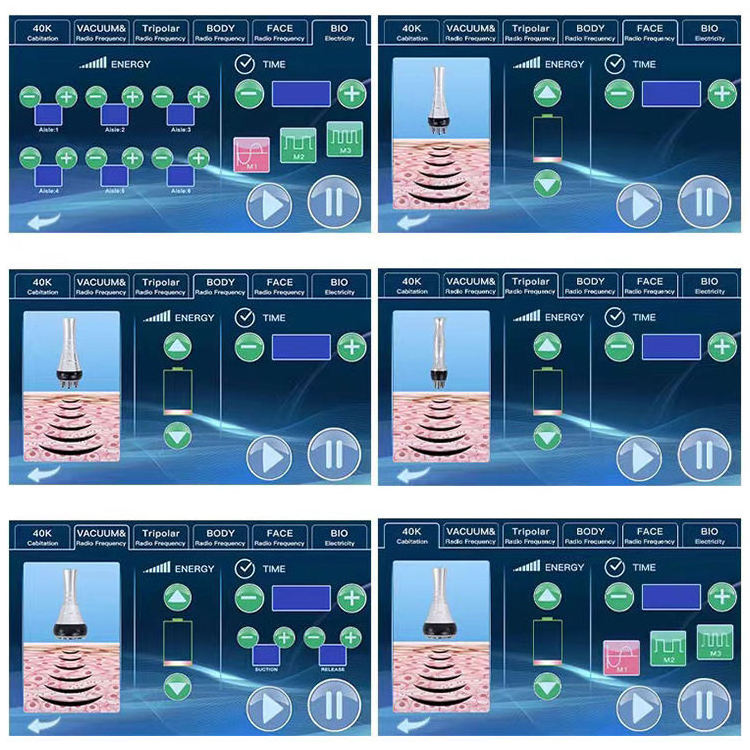 rf infrared cavitation vacuum sliming machine professional cavitation machine 80khz