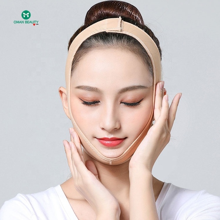 Slim Face Strap Massager Belt Thin Double Chin Face Lift Up Belt Shaper Facial Bandage V Line Massage Wrap Tool