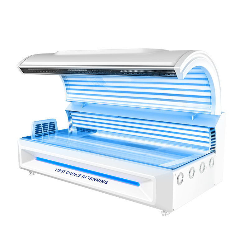 Professional Solarium Cabin Tanning Machine Horizontal For Whole Body Tanning Bed Spray Sun Bathing Machine