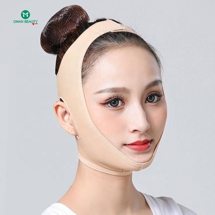 Slim Face Strap Massager Belt Thin Double Chin Face Lift Up Belt Shaper Facial Bandage V Line Massage Wrap Tool