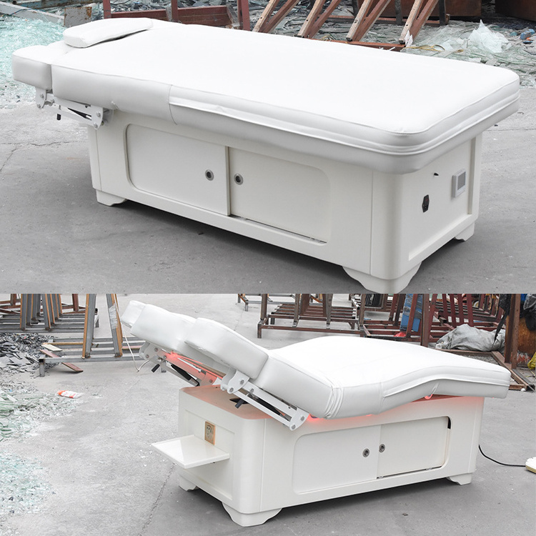 wooden spa massage table bed for beauty salon hydrotherapy jet water mobile hydraulic heated spa chair wooden bed spa