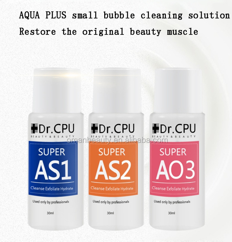 Skin Care dr cpu Aqua Clean Aqua Peel Solution Hydra Skin 3 pcs bottles