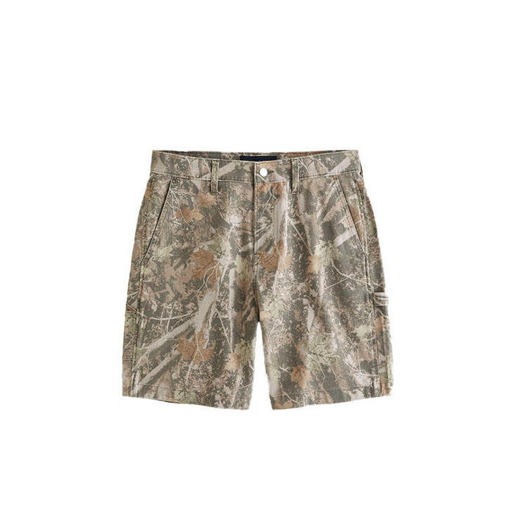 2024 New Design camouflage short jeans Printed Full Shorts Tree carpenter shorts 100% Cotton Multi Pocket straight cargo shorts