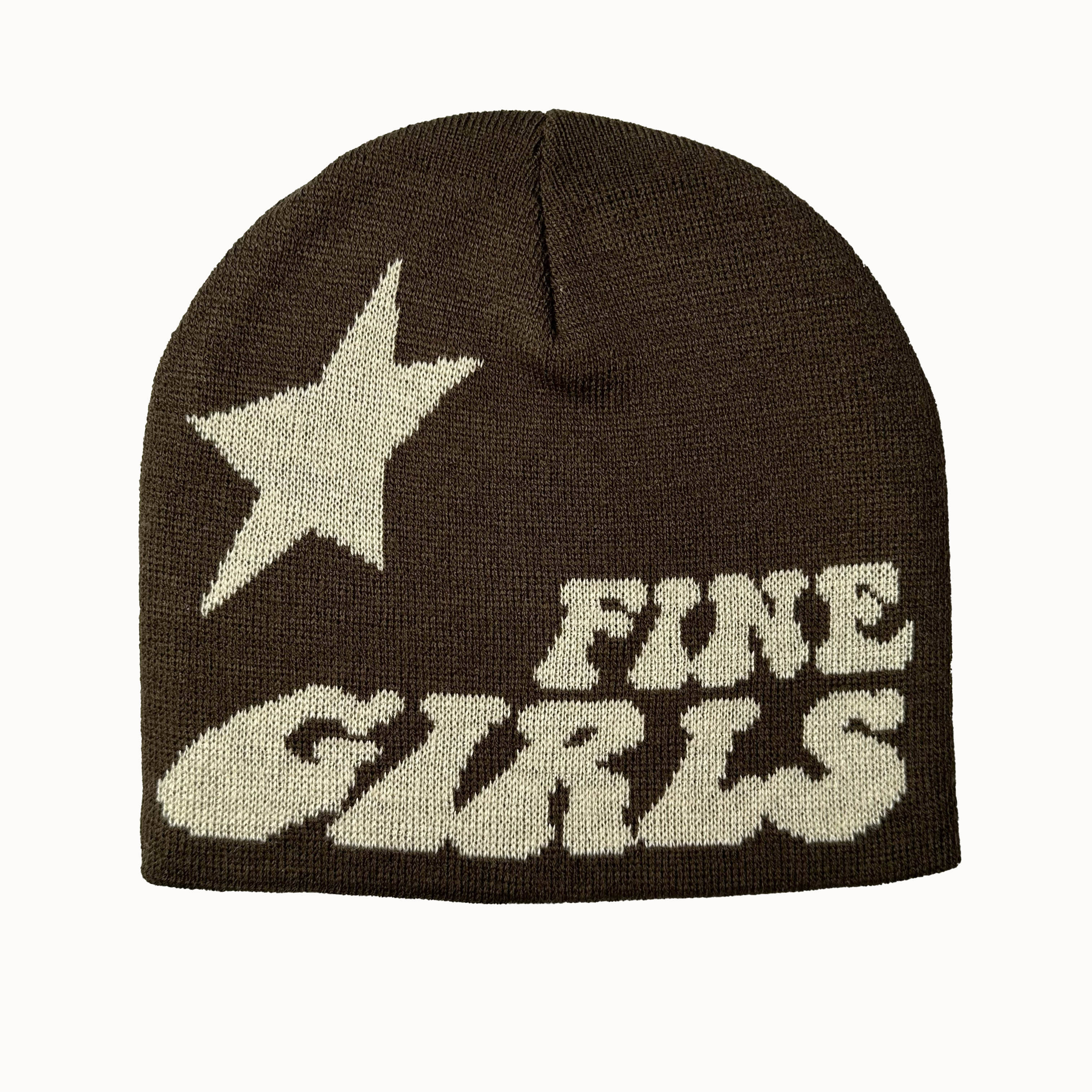 High Quality Custom Jacquard Beanie Hat All Over Print Knitted Beanies with Custom Logo