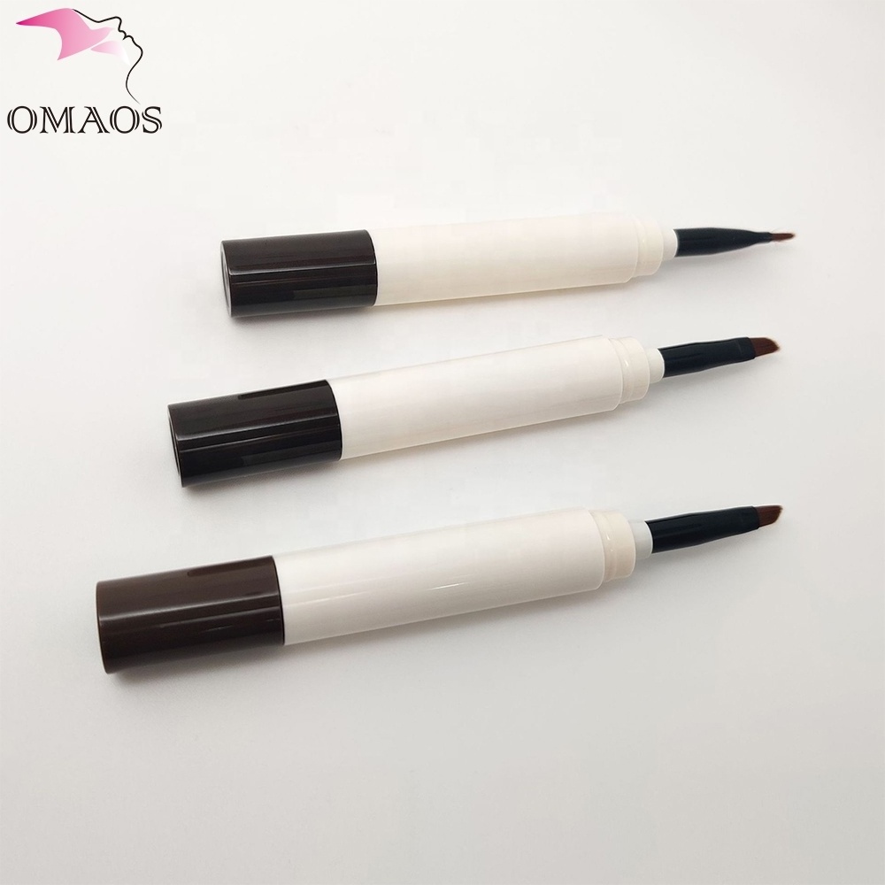 New styles powder eyebrow container custom eyebrow mascara packaging white black mascara tubes