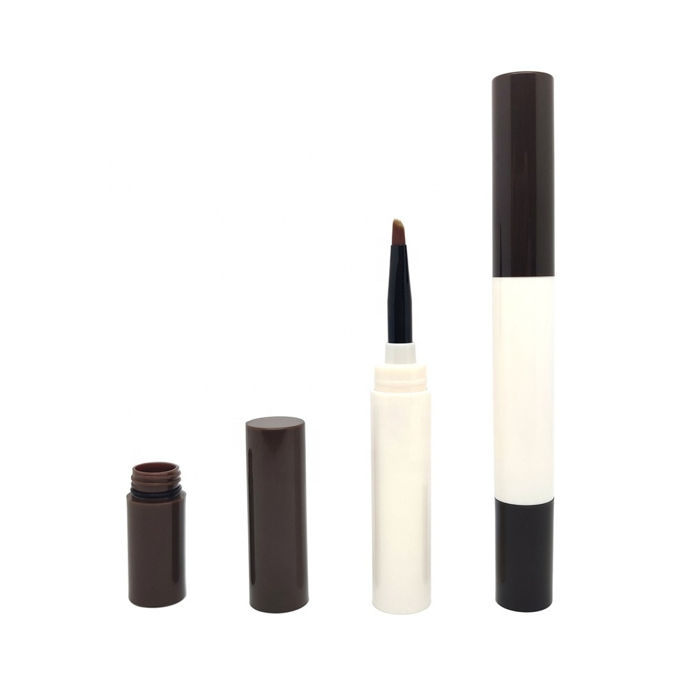 New styles powder eyebrow container custom eyebrow mascara packaging white black mascara tubes