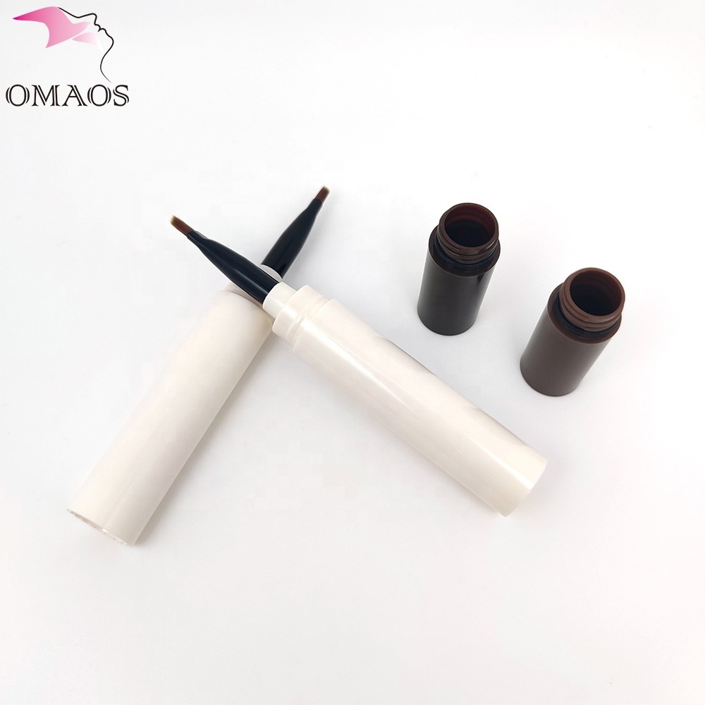 New styles powder eyebrow container custom eyebrow mascara packaging white black mascara tubes