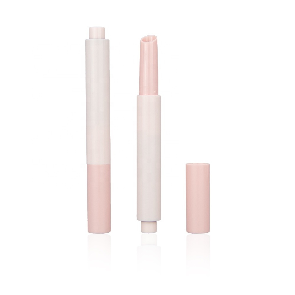 Omaos Cute Pink Press Cuticle Oil Pen Custom logo Lip Gloss Lip Plump Packaging Lip Gloss Lipstick Containers