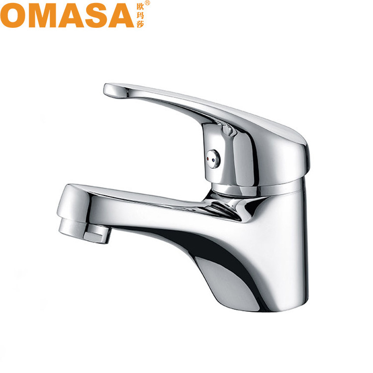 Factory Direct Sale Durable Brass Single Handle Wash Basin Faucet