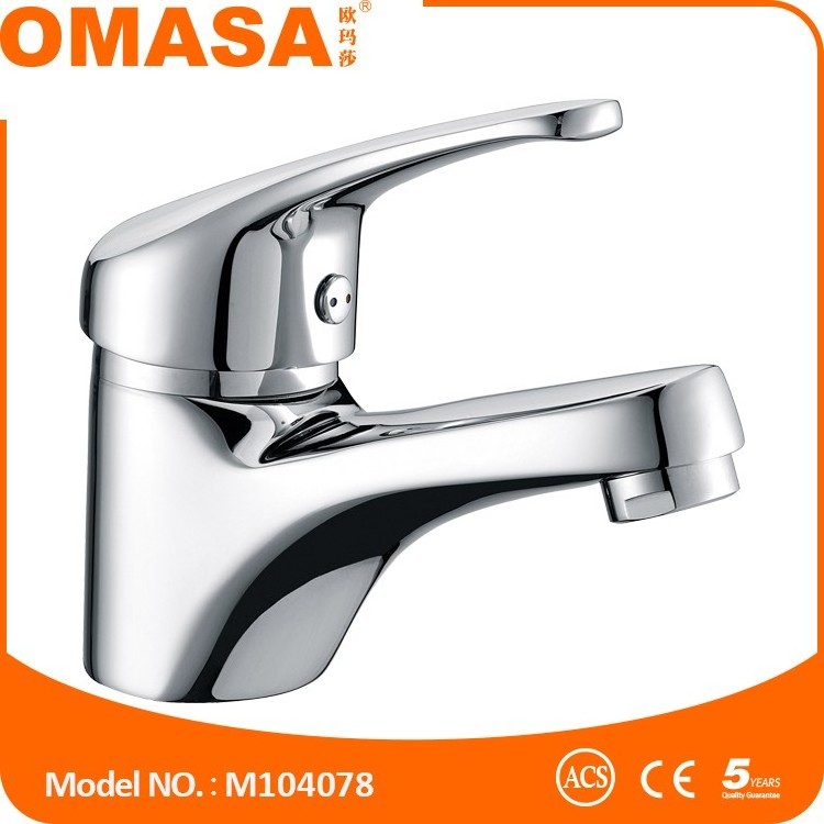 Factory Direct Sale Durable Brass Single Handle Wash Basin Faucet