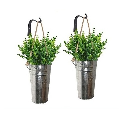 Unique Umbrella Shape Wall Hanging Decoration Iron Metal Planter New Design Handmade Wall Metal Planter Manufacturer