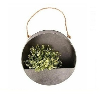 Unique Umbrella Shape Wall Hanging Decoration Iron Metal Planter New Design Handmade Wall Metal Planter Manufacturer