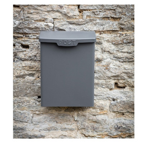 metal residential mailboxes/ outdoor silver wall mount mailboxes/ stainless steel wholesale mailboxes