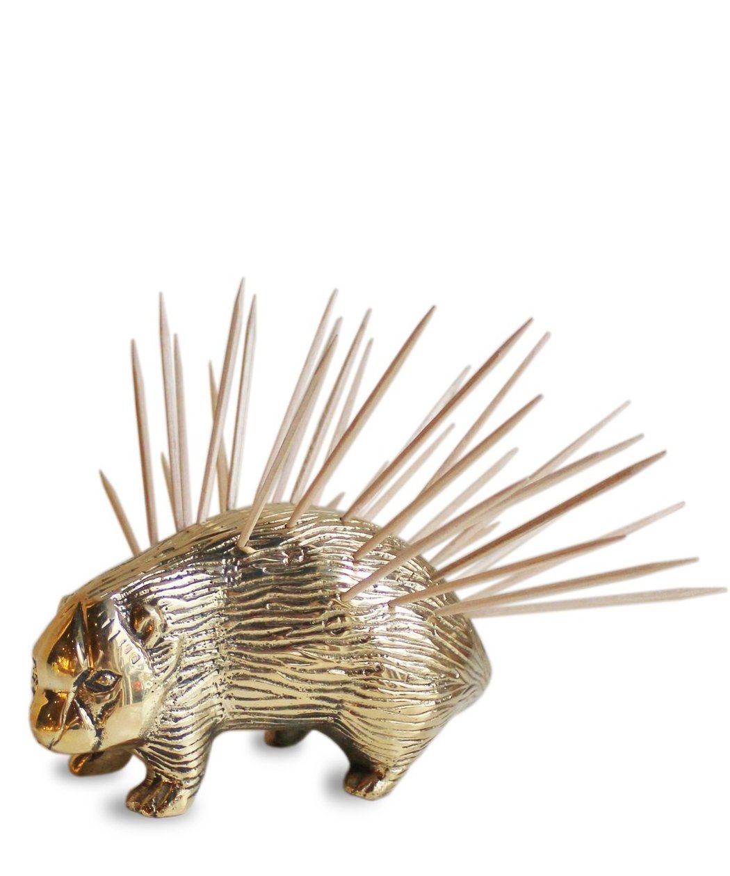 Brass Porcupine Toothpick Holder Wholesale Toothpick Holder for Sale hot selling toothpick holder