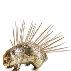 Brass Porcupine Toothpick Holder Wholesale Toothpick Holder for Sale hot selling toothpick holder