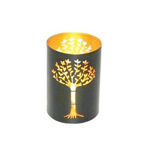 New Design Black And Golden Colored Tealight Votive Holder For Tableware And Home Decor