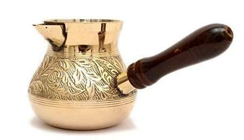 Hot Selling Arabic Vintage Turkish Hammered Copper Coffee Pot with Designer Handle