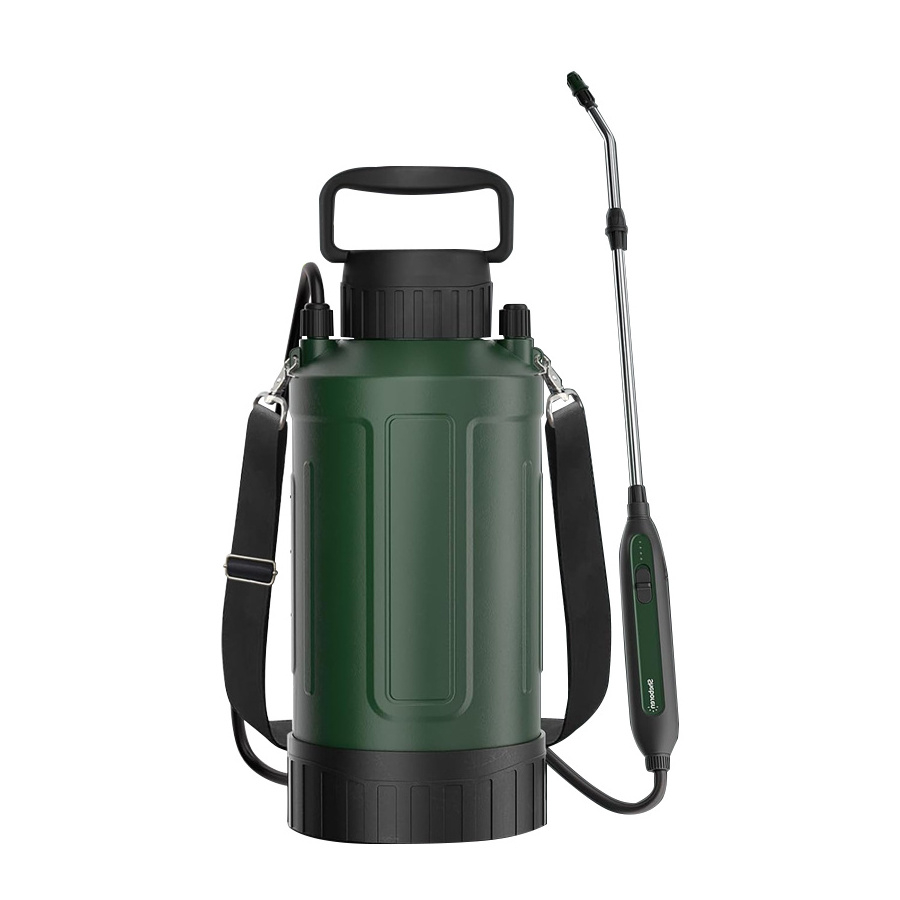 6L Electric Sprayer with USB Charging Handle Capacity Adjustable Nozzle with Shoulder Strap for Garden Lawn and Cleaning