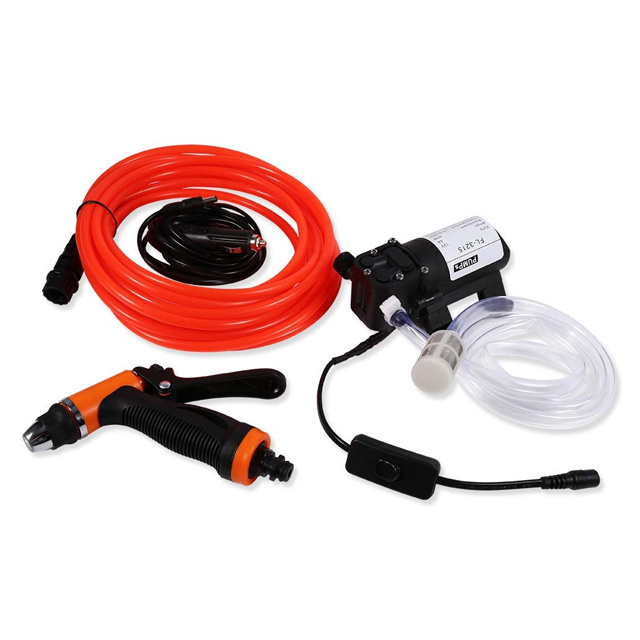 12V Car Wash Water Gun Pump Electric Car Wash with Spray Hose Power