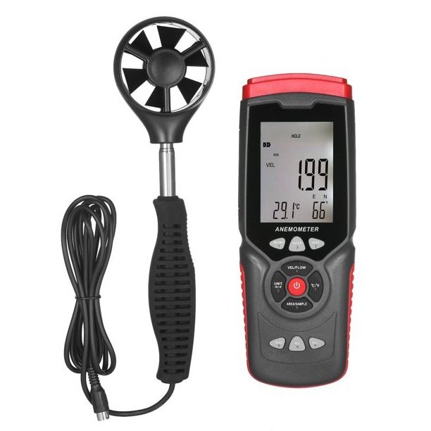 GT8907 Digital Anemometer Air Volume Tester Wind Temperature Wind Direction Wind Level Measuring Instrument High Precision