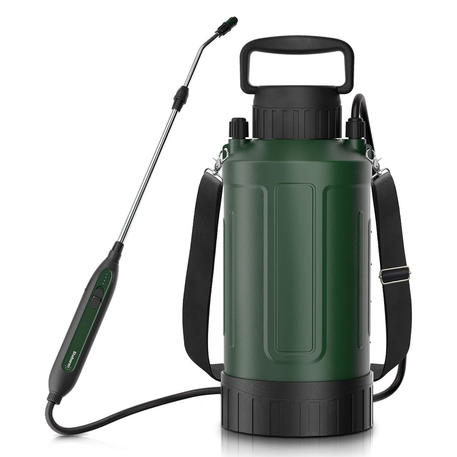 6L Electric Sprayer with USB Charging Handle Capacity Adjustable Nozzle with Shoulder Strap for Garden Lawn and Cleaning