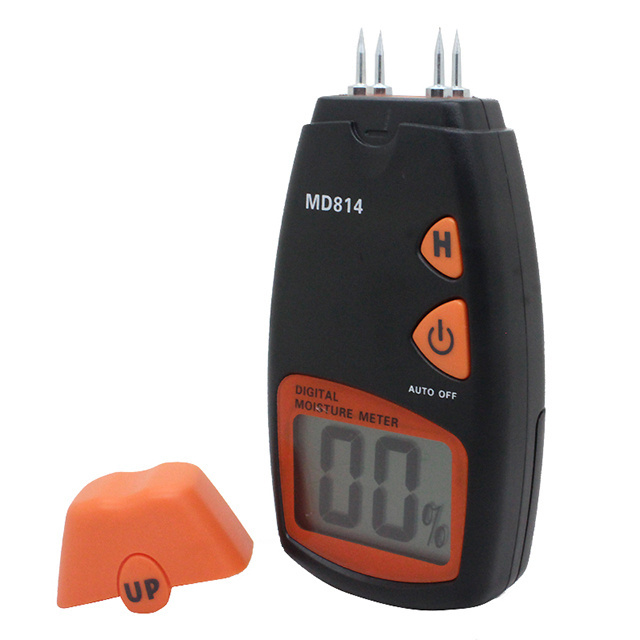 MD814 4 Pins Sensor Wood Moisture Meter Handheld Digital Moisture Meter For Wood Damp Tester