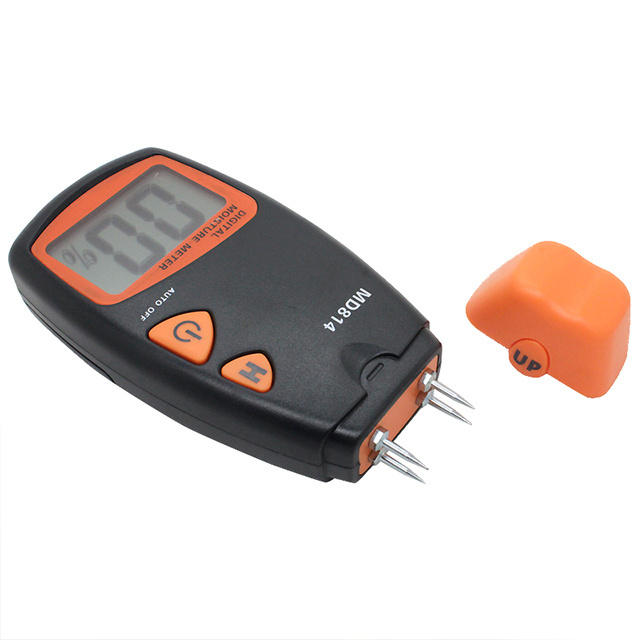 MD814 4 Pins Sensor Wood Moisture Meter Handheld Digital Moisture Meter For Wood Damp Tester