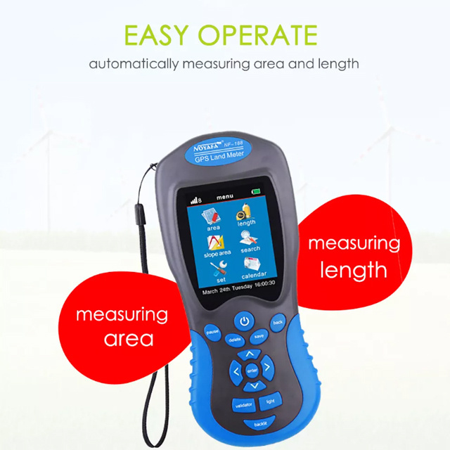 Handheld GPS Land Survey Equipment Area Measuring Electronic Instrument Meter NF-188