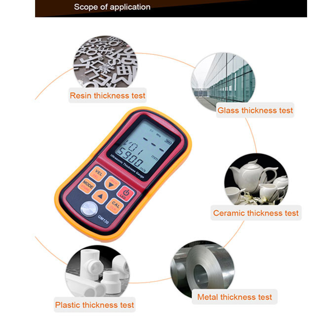 Benetech GM130 Ultrasonic Thickness Meter Paint Coating Thickness Gauge Meter